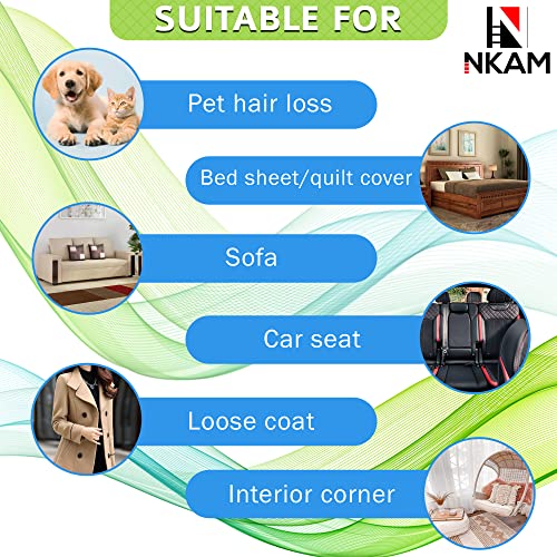 NKAM Pet Hair Remover for Laundry - 12Pcs New Upgrade Laundry Pet Hair Catcher Balls - Reusable Dryer Balls for Pet Hair, Lint Catcher for Washing Machine, Dog and Cat Lint Remover for Clothes - Image 2
