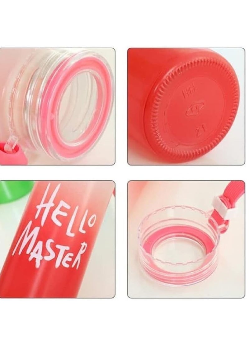 Generic - Hello Master Water Bottle for Outdoor Drinking Tools, Multi-Color - One Piece - Image 1