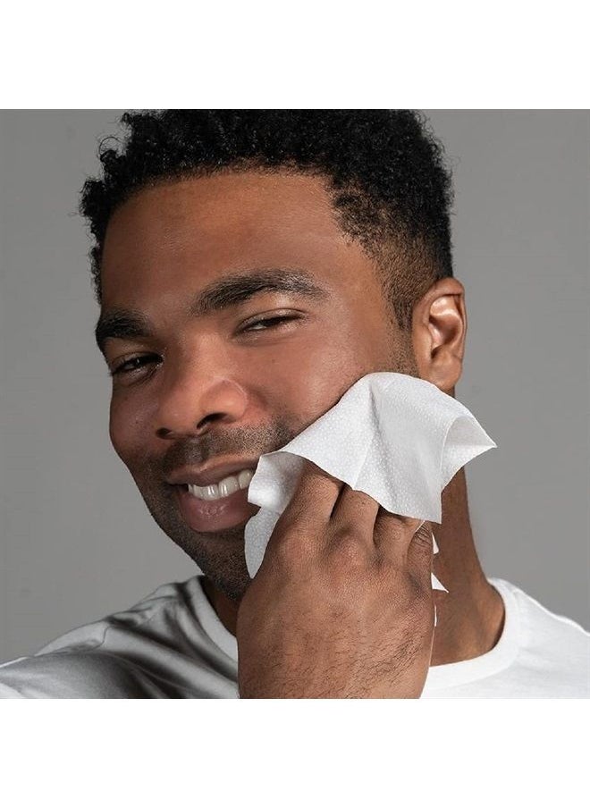 Anthony - Glycolic Exfoliating & Resurfacing Wipes – Men's Cleansing Face Cloths to Clean and Brighten Complexion – Gentle Pore Refining for Normal, Oily or Sensitive Skin – 30 Sheets per Bag - Image 1