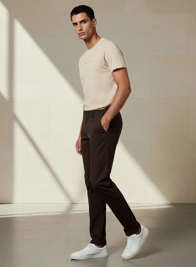 Splash FAV Smart Slim Fit Cotton Chinos