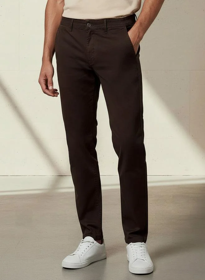 Splash FAV Smart Slim Fit Cotton Chinos
