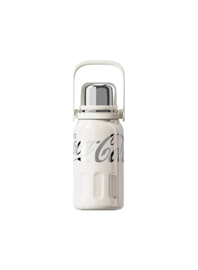 GERM Coca-Cola Collection Sport Vacuum Bottle with Cup – White | 800ml Extra-Large Capacity | 24-Hour Heat & Cold Retention | Stainless Steel Flask | Official Coca-Cola Licensed | GERM