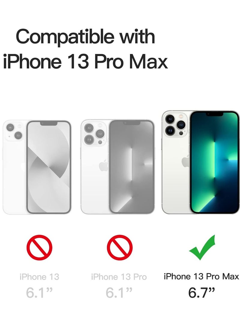Magnetic Case for iPhone 13 pro max 6.7-Inch Compatible with MagSafe Wireless Charging, Shockproof Phone Bumper Cover, Anti-Scratch Clear Back (Clear)  - Image 4