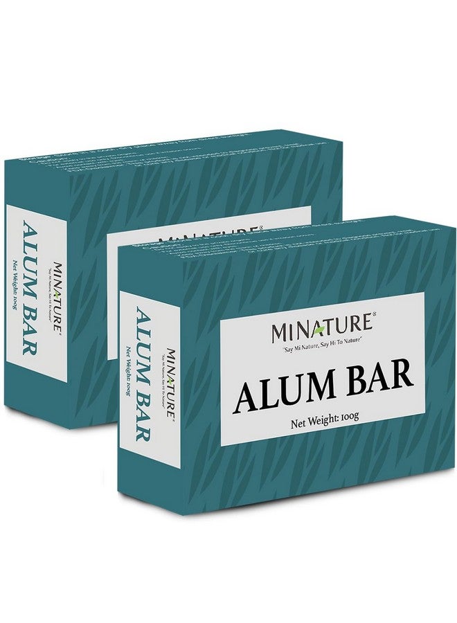 minature Pack Of 2 Alum Bar(Potassium Alum)(Phitkari) By Mi Nature|Alum Stone (Fitkari)||100G*2|100% Pure Alum|Nothing Added|Pure & Natural - Image 3