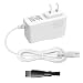 Arkare Meridian Trimmer Charger Replacement for Meridian Original M2B M2C M2G Electric Shaver Trimmer 5V Charging Cable for Meridian Power Cord 5V 1A Wall Charger AC Power Adapter White with Shaver Brush - Image 2