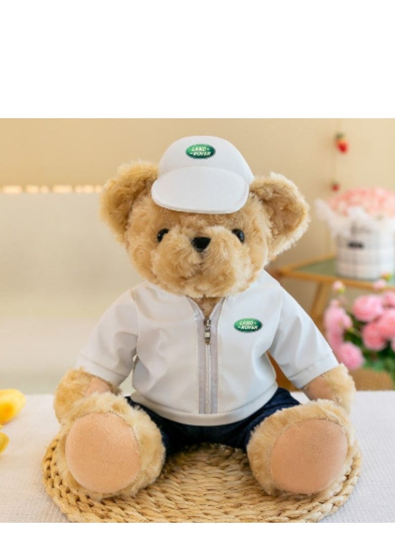 Land Rover Teddy Bear with Branded Outfit and Cap-25cm