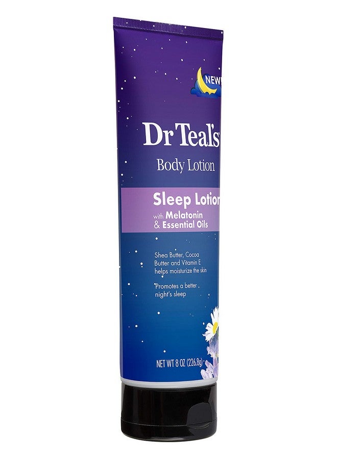 Dr Teal's Melatonin Sleep Lotion Gift Set (2 Pack 8 Oz Ea.)Nighttime Therapy Body Lotion Combines Shea & Cocoa Butter To Nourish And Protect Skinpromotes Better Sleep - Image 3
