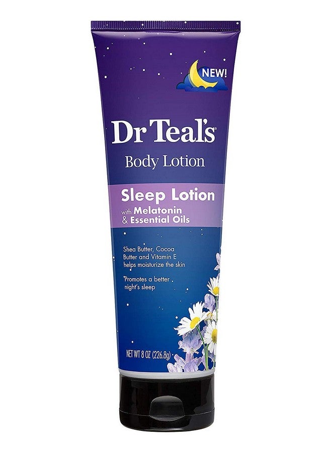 Dr Teal's Melatonin Sleep Lotion Gift Set (2 Pack 8 Oz Ea.)Nighttime Therapy Body Lotion Combines Shea & Cocoa Butter To Nourish And Protect Skinpromotes Better Sleep - Image 2