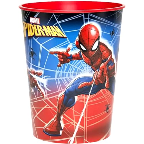 Unique Plastic Stadium Cup - 16 Oz | Spider-Man | 1 Pc - Image 4
