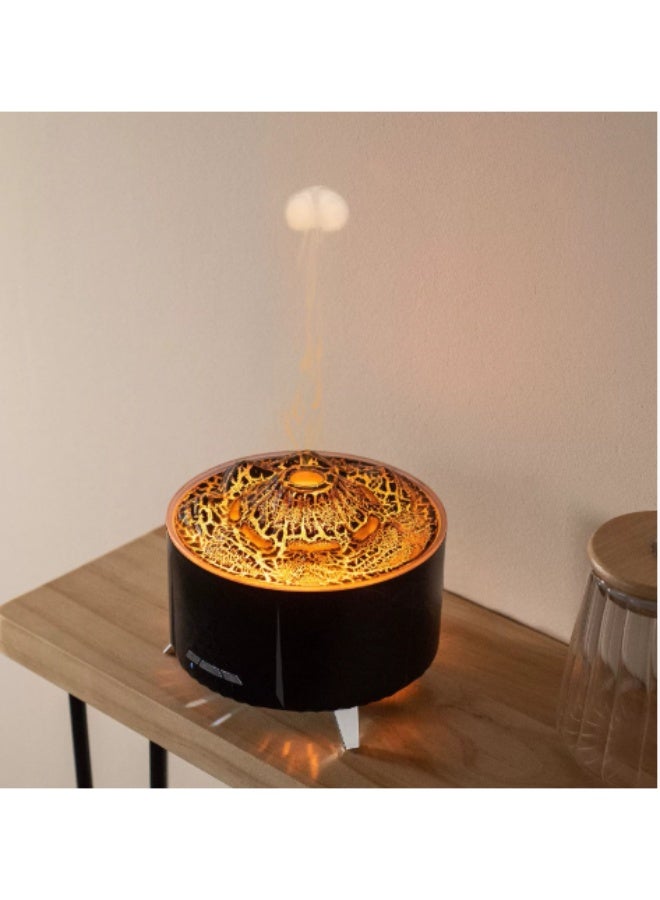 KUYING New Creative Colorful Simulated Flame Aromatherapy Machine 