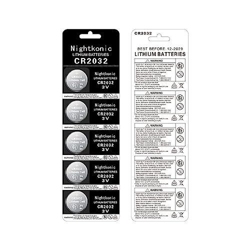 Nightkonic 50 pcs Pack - CR2032 Battery 3v Lithium Button Cell Coin 2032 Battery - Image 2