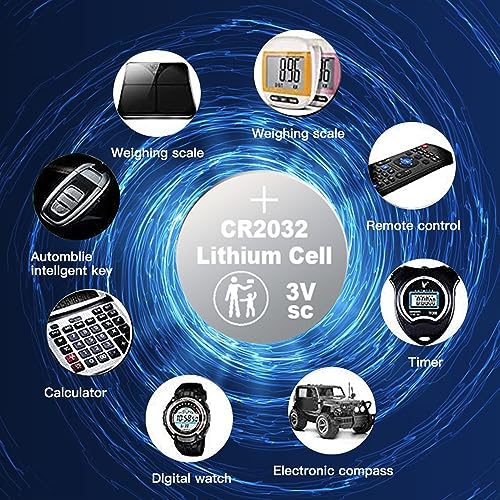 Nightkonic 50 pcs Pack - CR2032 Battery 3v Lithium Button Cell Coin 2032 Battery - Image 5