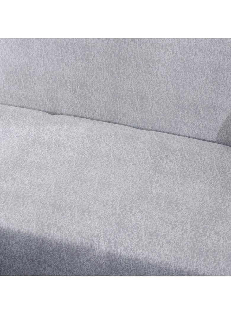 DUNISO Sofa cover, elastic sofa protective cover, anti slip furniture cover, anti fouling and wear resistant, suitable for all seasons, suitable for three seater sofas, 190 to 230cm，grey  - Image 5