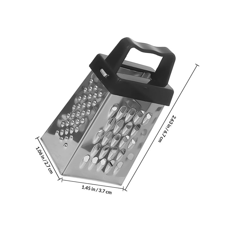 3 Piece Stainless Steel Cheese Grater Set With Handles For Carrot Potato Vegetable Slicer Kitchen Supplies - Image 3
