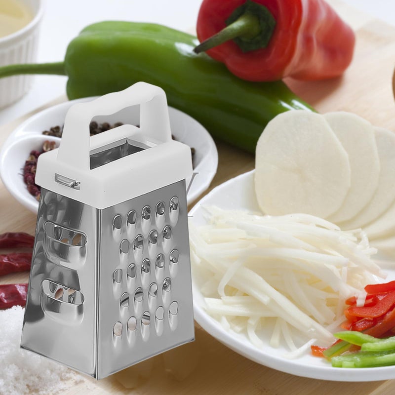 3 Piece Stainless Steel Cheese Grater Set With Handles For Carrot Potato Vegetable Slicer Kitchen Supplies - Image 5