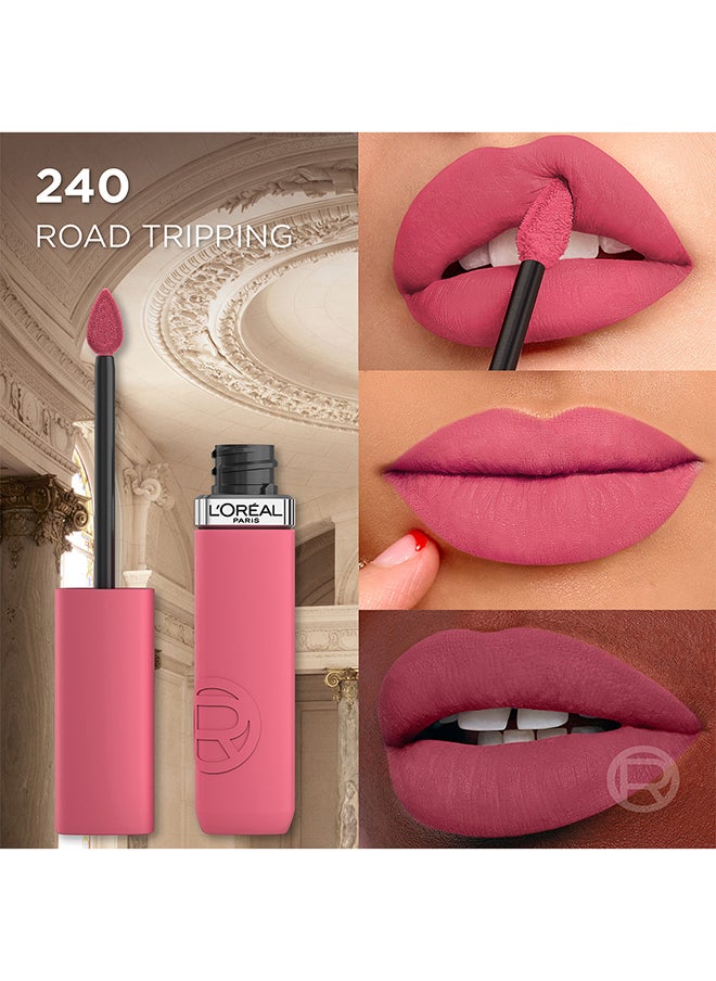 L'OREAL PARIS - أحمر الشفاه السائل Infaillible Le Matte Resistance يدوم حتى 16 ساعة، 240 Road - Image 1