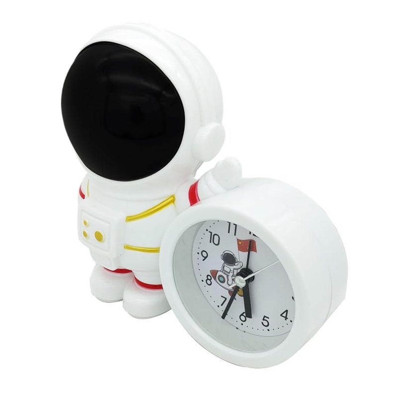 Lemon Tree Analog Table Clock Battery Powered for Home Office Alarm Clock Ideal for Student Kids Bedroom Travel Kitchen Bedside Desktop High Volume Bedside Alarm for BedroomOffice Black - Image 2