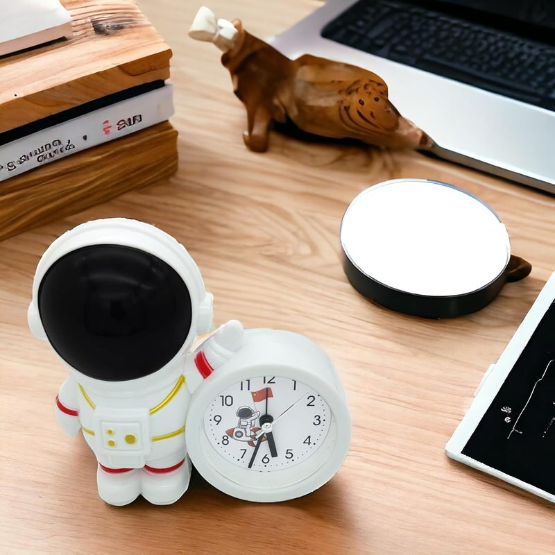 Lemon Tree Analog Table Clock Battery Powered for Home Office Alarm Clock Ideal for Student Kids Bedroom Travel Kitchen Bedside Desktop High Volume Bedside Alarm for BedroomOffice Black - Image 4