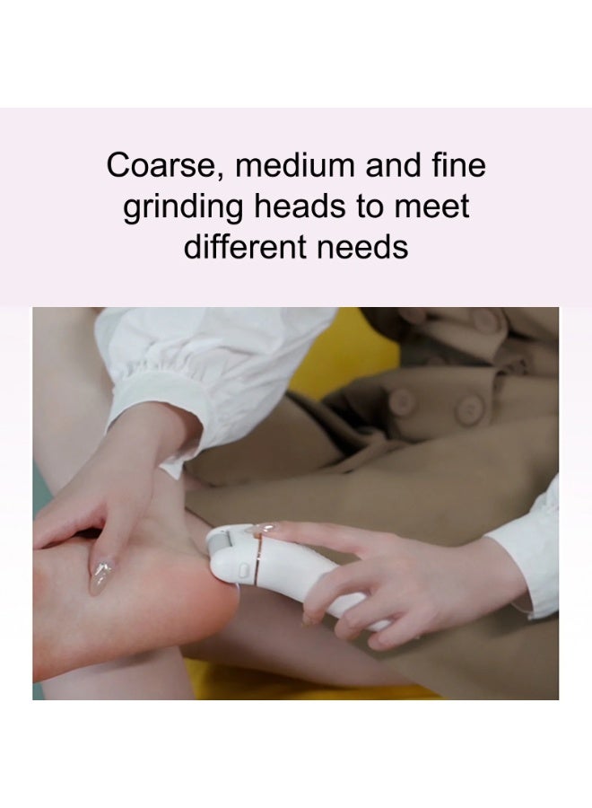 BlueFire Electric Professional Pedicure Tool & Callus Remover for Smooth Feet – Rechargeable Waterproof Foot File with 3 Rollers, 2 Speeds, LED Display & USB Charging | Complete Foot Care Kit for Dead Skin, Hard Skin Removal | Men & Women Pedicure Tools for Home, Salon, Travel - Image 3