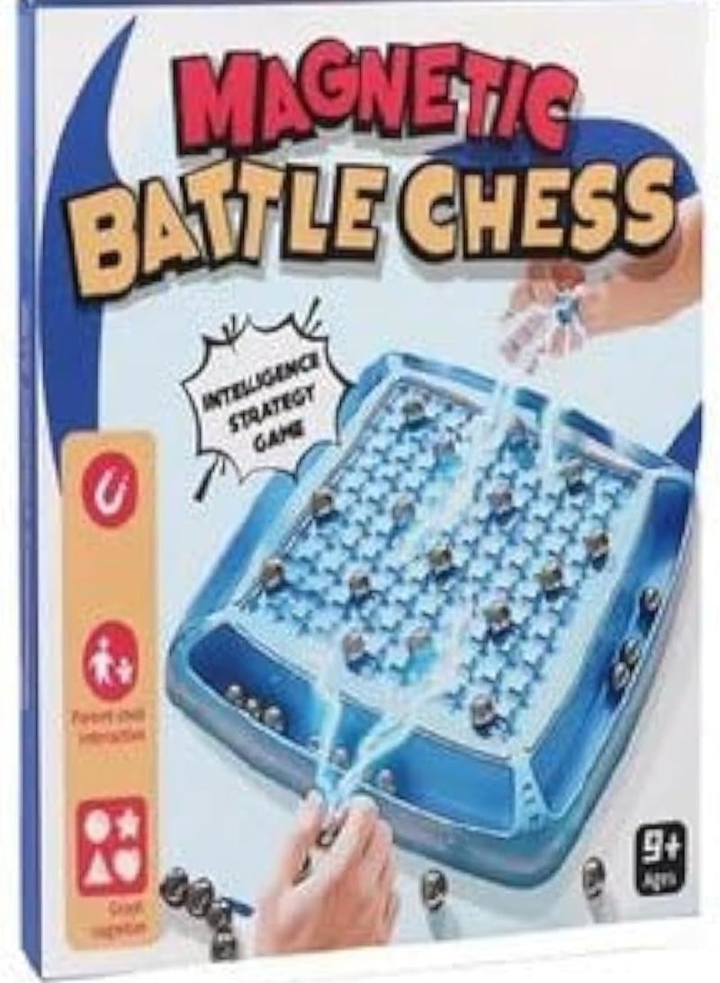 ماجنيتك Magnetic Chess Board, Magnetic Chess Game, Travel Chess Magnetic, Puzzle Checkers Game, Magnetic Game, Family Game, Party Game for Children and Adults - Image 1