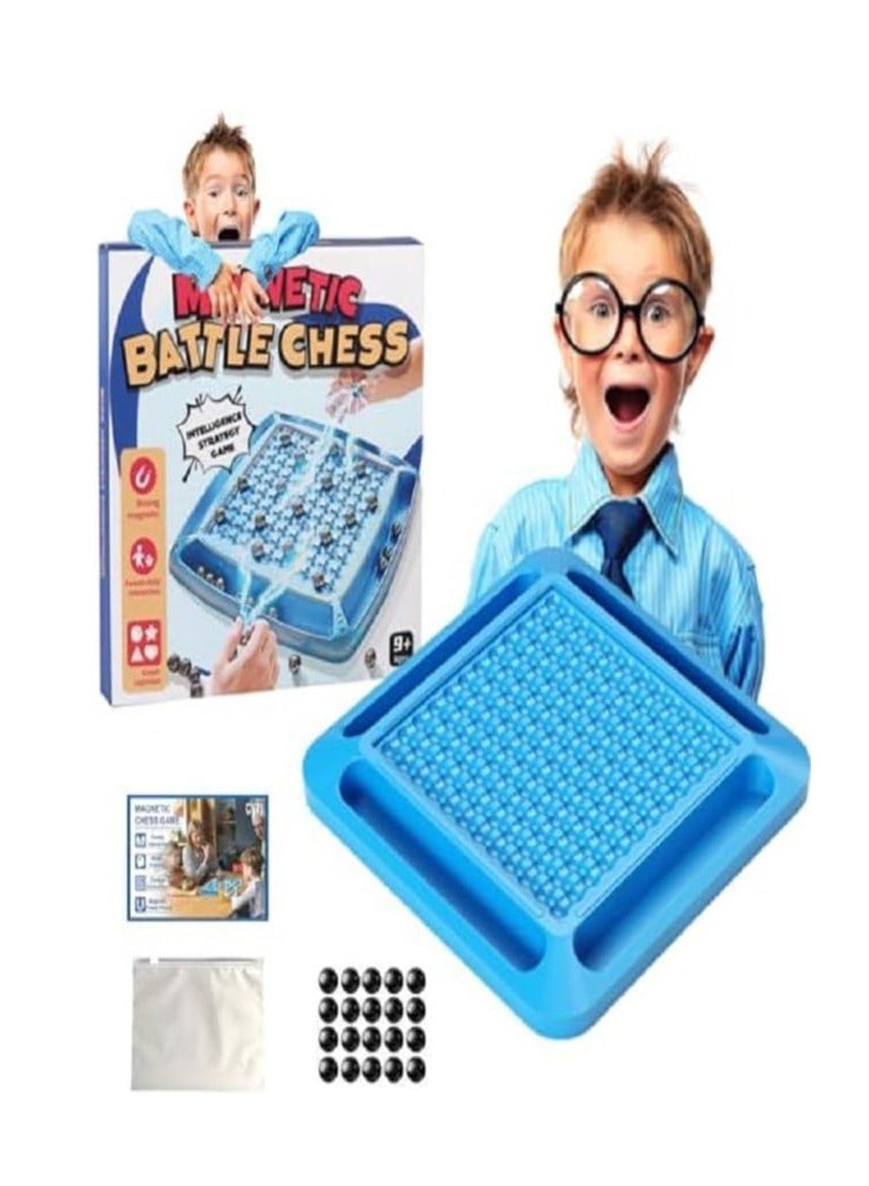 ماجنيتك Magnetic Chess Board, Magnetic Chess Game, Travel Chess Magnetic, Puzzle Checkers Game, Magnetic Game, Family Game, Party Game for Children and Adults - Image 3