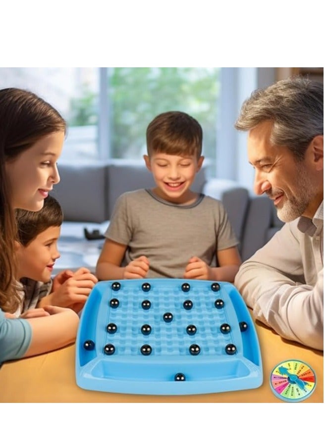 ماجنيتك Magnetic Chess Board, Magnetic Chess Game, Travel Chess Magnetic, Puzzle Checkers Game, Magnetic Game, Family Game, Party Game for Children and Adults - Image 5