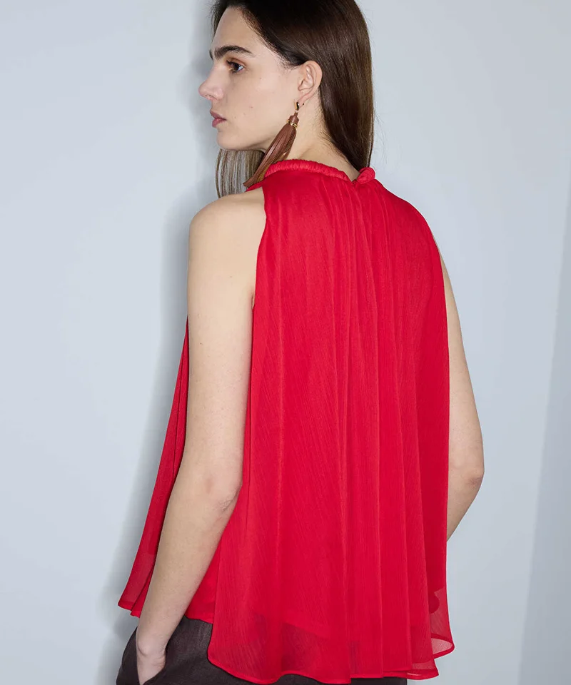 Ipekyol  Halter-Neck Chiffon Blouse for Women | Best Price UAE
