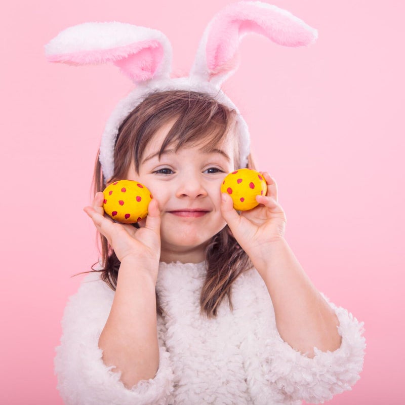 Max Fun 16Pcs Easter Bunny Ears Headband Rabbit Ears Headband Easter Plush Bunny Headband for Kidâ€˜s Easter Party Favors - Image 5