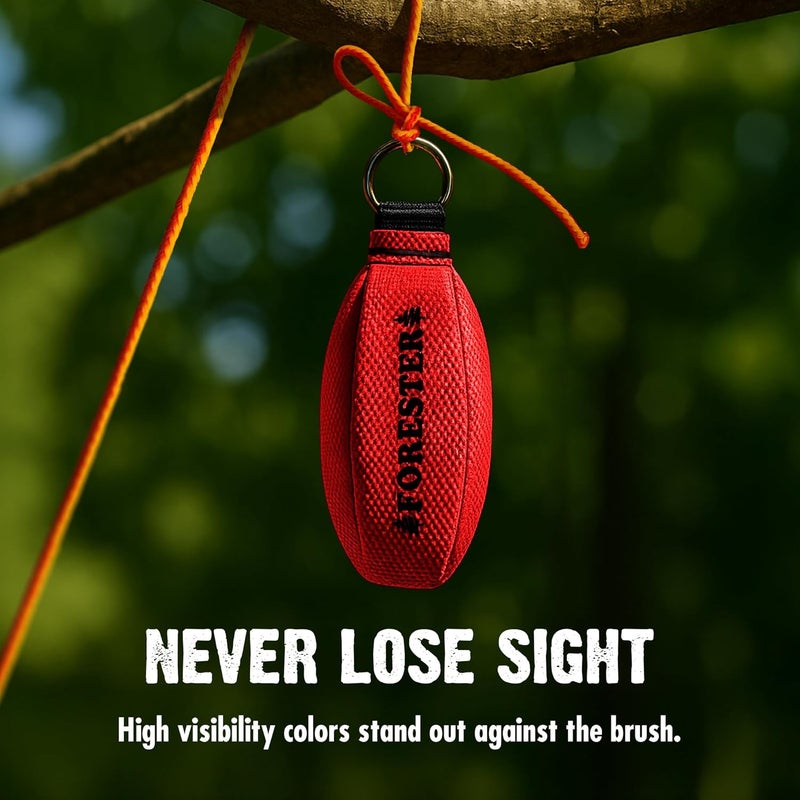FORESTER Arborist Throw Line Kit | Throw Weight & 166ft Rope | Ultra Slick 100% Polyester Rope | Arborist Equipment for Tree Climbing - Image 5