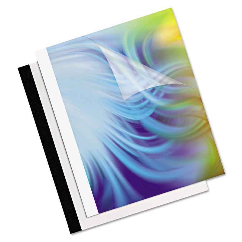 Fellowes Binding Thermal Presentation Covers, 1 Inch, Black, 240 sheets (5257001) - Image 1
