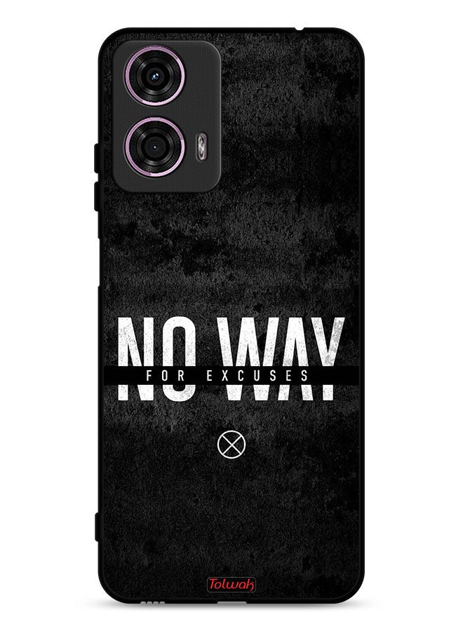 Tolwak Motorola Moto G24 4G Protective Case Cover No Way For Excuses - Image 1