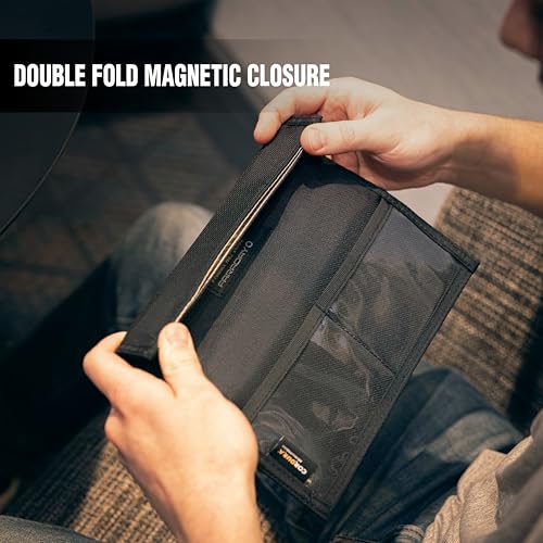 Faraday Defense Faraday Bag Jacket Pro for Phones | Magnetic Closure, Shielding - Law Enforcement & Military, Travel & Data Security, Privacy, Anti-Tracking Anti-Hacking Black (Phone) - Image 4