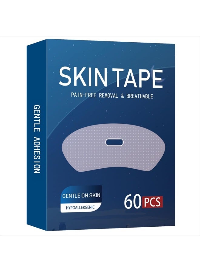 Generic Gentle Hypoallergenic Tape 60 PCS, Latex Free Medical Grade Tape, Pain-Free Removal Tape, Silicone Adhesive Strips  - Image 1