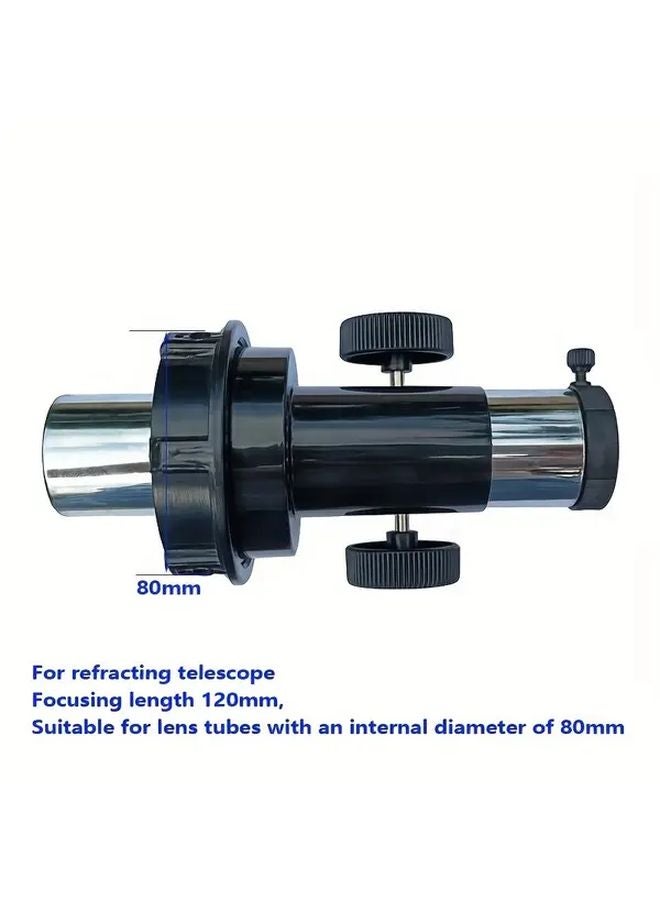 1 25 Inch Refractive 80mm Telescope Focuser for Astrophotography and DIY Assembly - Image 1