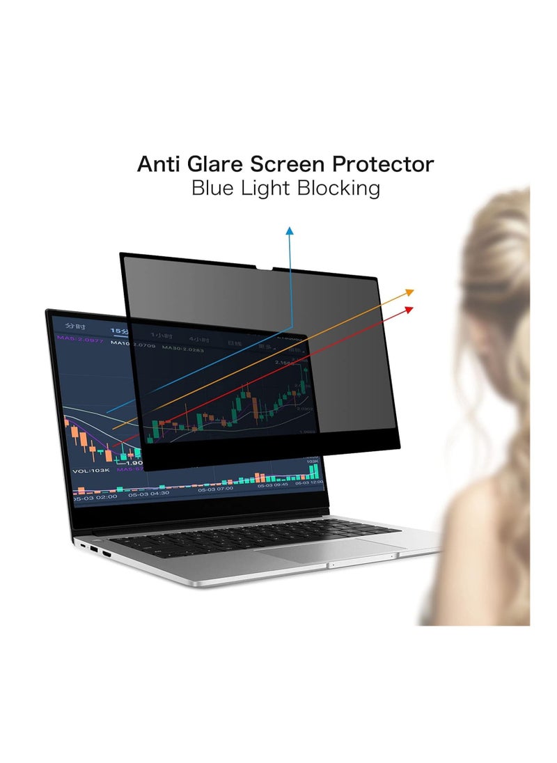 Generic 11.6" Laptop Privacy Screen Protector for 16:9 Aspect Widescreen Computer Monitor, 11.6 Inch Eye Protection Privacy Laptop Screen Filter Anti-Glare Anti-Blue Light Privacy Film Bubble Free  - Image 3