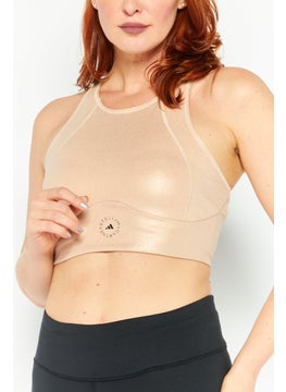 adidas By Stella McCartney Women Non Padded Training Sports Bra, Rose Gold  - Image 3