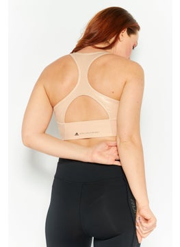 adidas By Stella McCartney Women Non Padded Training Sports Bra, Rose Gold  - Image 4