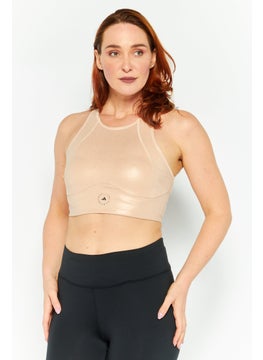 adidas By Stella McCartney Women Non Padded Training Sports Bra, Rose Gold  - Image 1