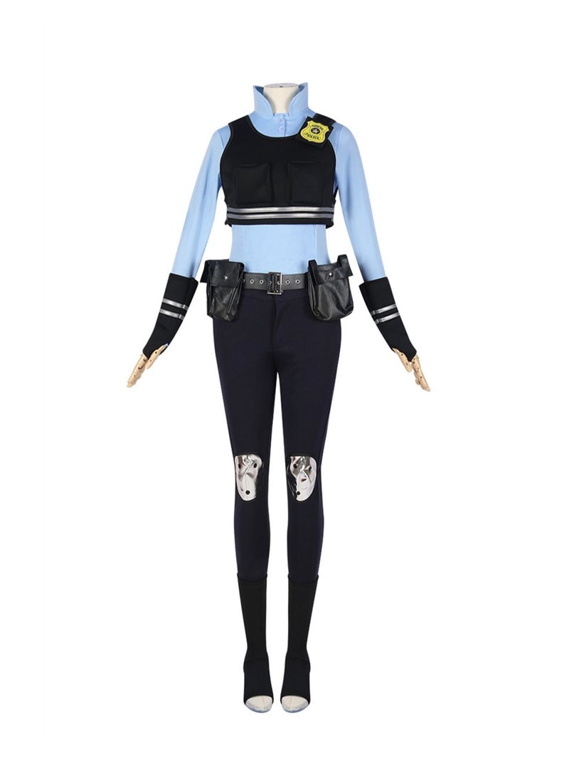 Zootopia bunny police officer judy cosplay comic show animation costume - Image 1