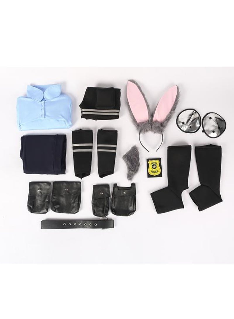 Zootopia bunny police officer judy cosplay comic show animation costume - Image 3