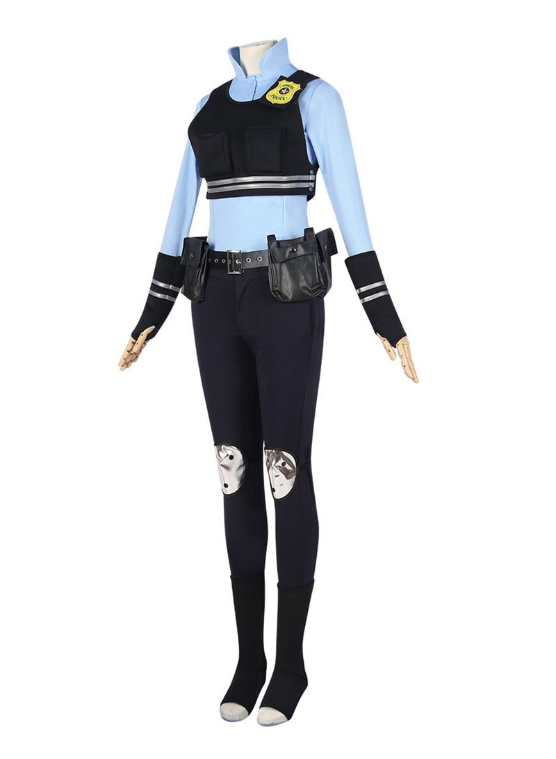 Zootopia bunny police officer judy cosplay comic show animation costume - Image 2