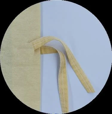 Altın Pamuk Golden Cotton Lace-up Balcony Curtain with Length Options in All Sizes-Balcony Canvas Cream