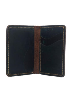 Generic Wallet made of genuine natural cowhide leather from D-Kaby, small size 11 * 8 cm, olive green color  - Image 5
