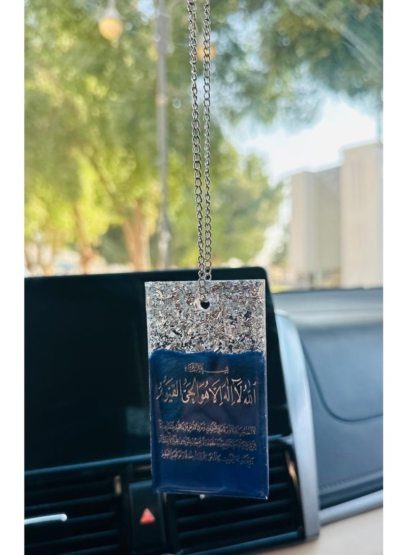 Elegant car hanging ornament crafted from premium resin – a stylish decorative accessory for the car rearview mirror. - Image 1