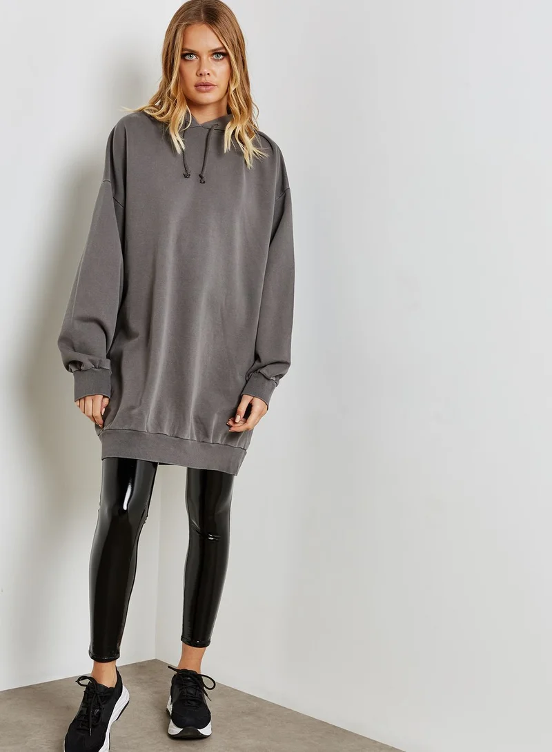TOPSHOP Longline Hoodie
