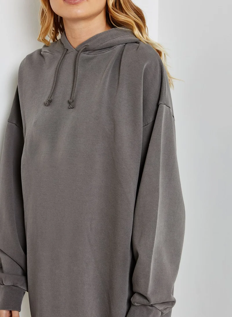 TOPSHOP Longline Hoodie
