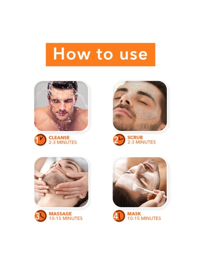 O3+ Caffeinated D-Tan Facial Kit for removing dirt toxins oil and sweat single session for All Skin Types 40 GM - Image 3