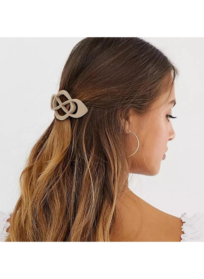 Vintage French Barrette Clips - 4 Pack Hair Accessories for Women & Girls, Thick to Thin Hair - Image 2