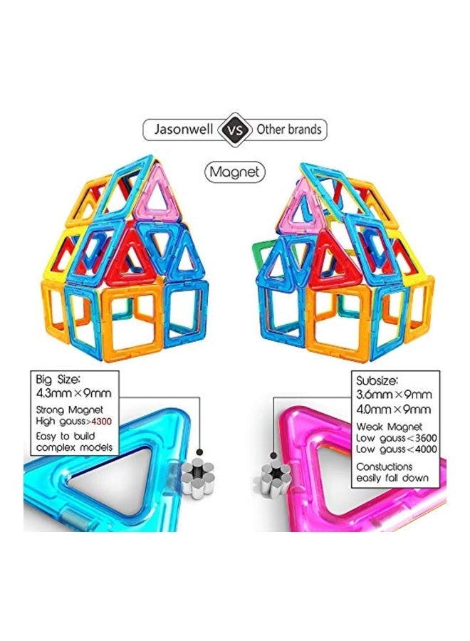 NIBEMINENT 42-Piece Magnetic Tiles Building Block Set - Image 4