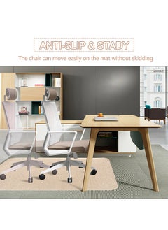 Generic Floor Chair Mat, Adhesive Non-slip Office Home Desk Chair Mat, Carpet Floor Scratches Protector  - Image 5